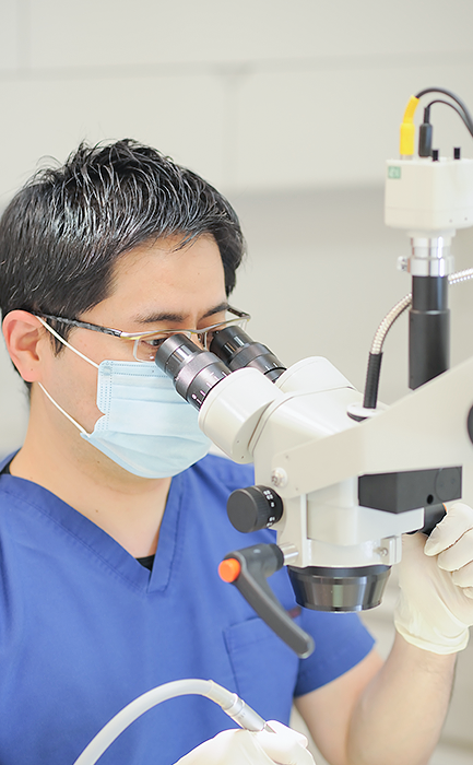 マイクロスコープでの診療